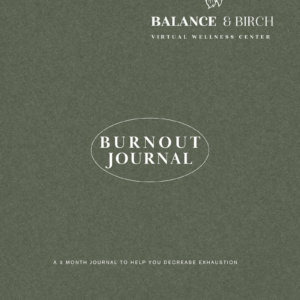 3 Month Burnout Journal by Dr. Brown