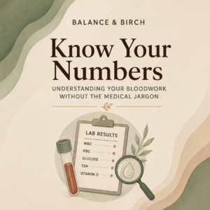 Know Your Numbers: Understanding Your Bloodwork Workshop